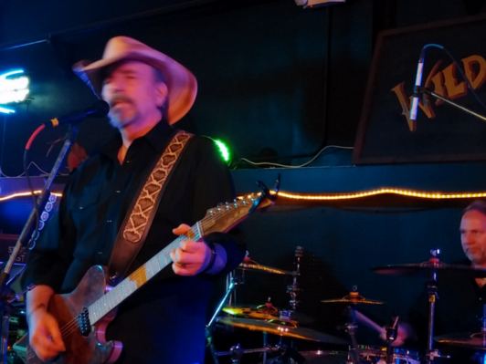 Band performing on the Fifi's stage