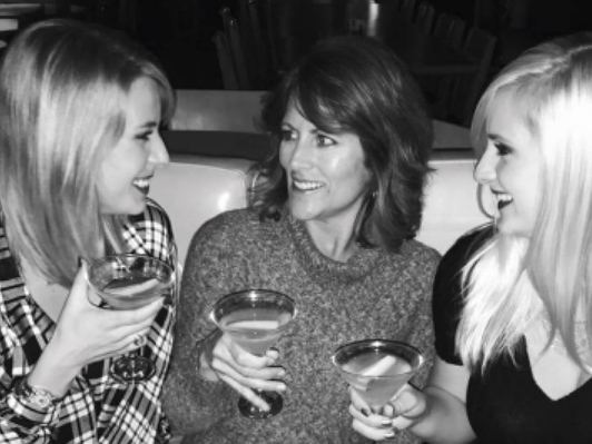 Friends having a night out at Fifi's